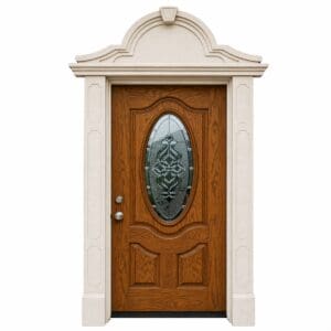 Colonial style door trim