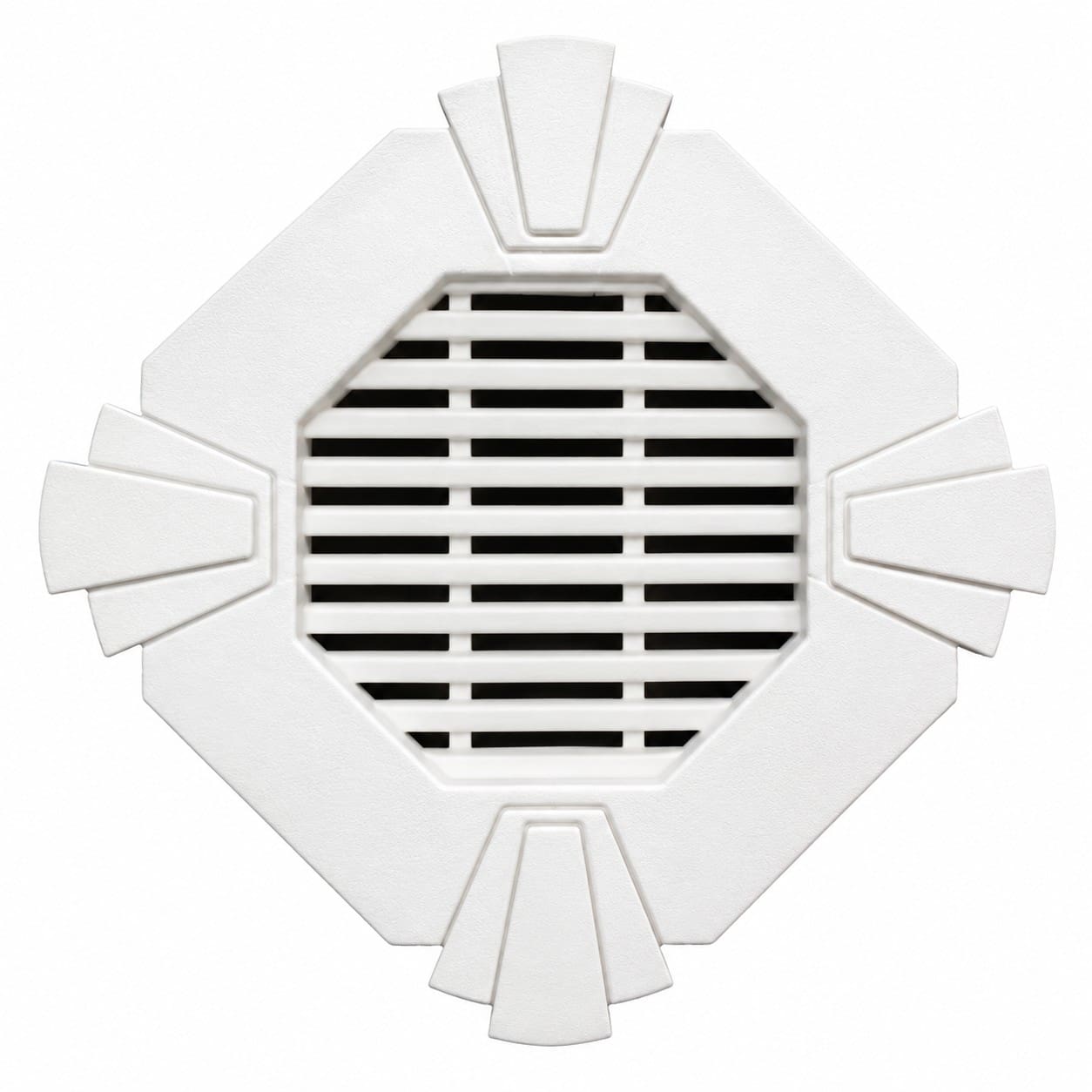 SnapTight Keystone Style Gable Vent installed on a home exterior, showcasing durable weather-resistant material and classic keystone design for effective attic ventilation.