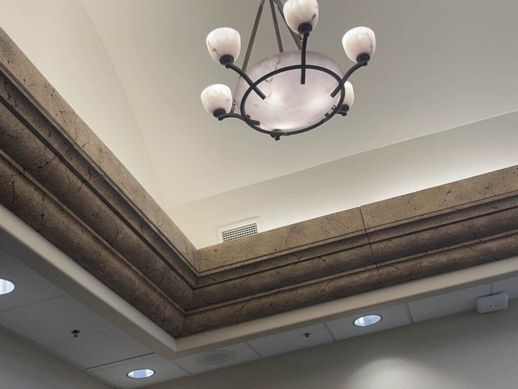 EPS custom crown moldings by SnapTight Products – lightweight, decorative trim solutions designed for elegant architectural detail and easy installation.