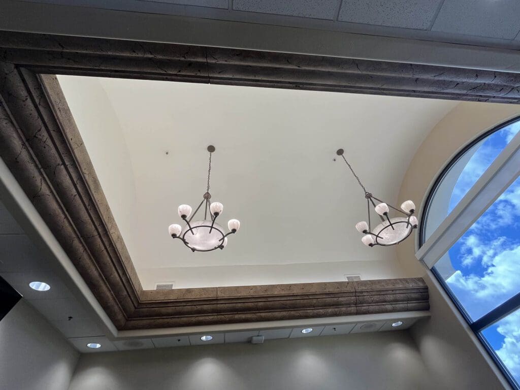 EPS custom crown moldings by SnapTight Products – lightweight, decorative trim solutions designed for elegant architectural detail and easy installation.