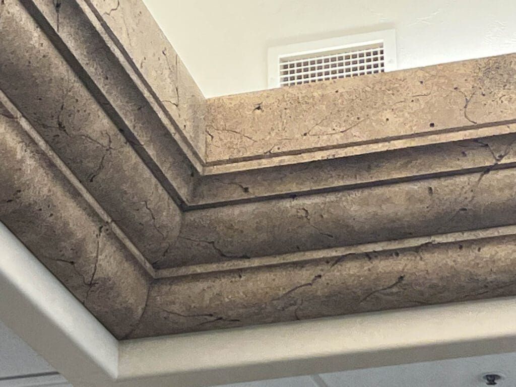 EPS custom crown moldings by SnapTight Products – lightweight, decorative trim solutions designed for elegant architectural detail and easy installation.