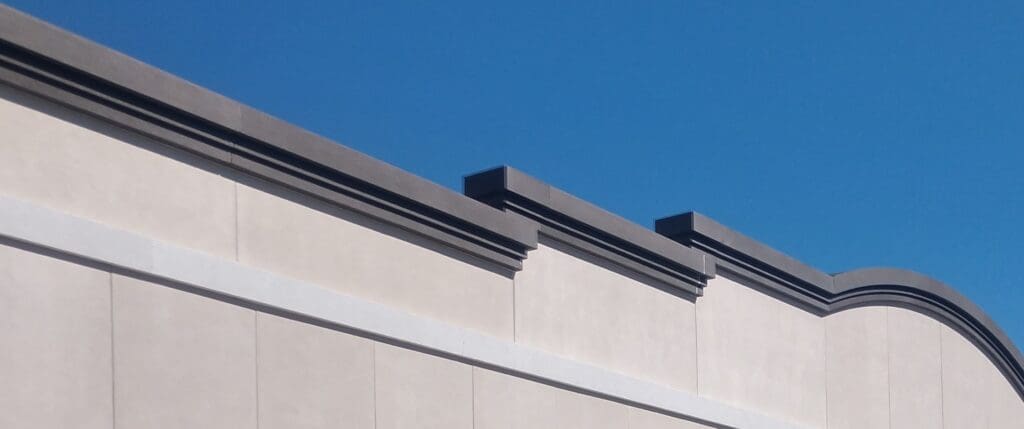 Prefabricated stucco insulated siding panels showcasing durable and energy-efficient construction solutions. These panels are designed for quick assembly, reducing on-site labor and costs, while providing a sleek, finished look for exterior applications.