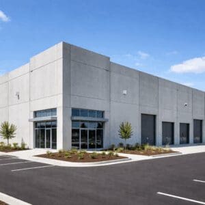 R-MAX Tilt-Up Wall panels installed in wall forms during tilt-up construction