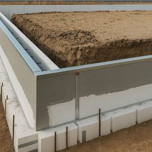 snaptight_0005_Layer 1 SnapTight Products FasTrax System of Footing Forms and Stem Wall Forms – insulated, easy-to-install system for precise concrete footing and stem wall pours and faster jobsite setup.